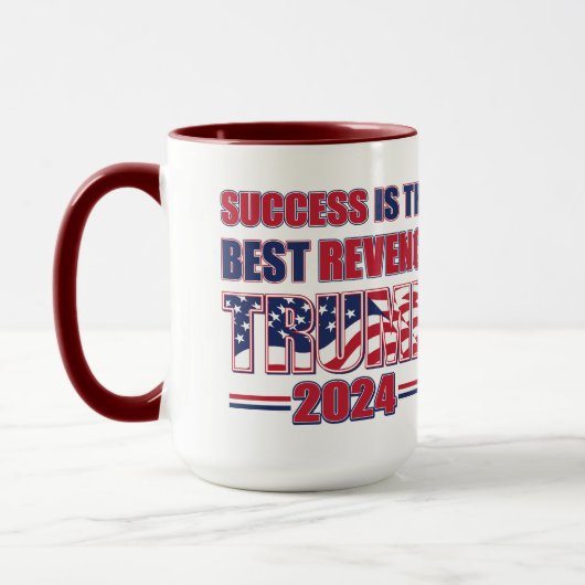 Succes is de beste wraak Trump 2024 Mok (Links)