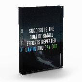 succes is de som van kleine inspanningen fotoblokken (Links)