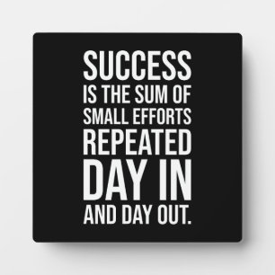 Succes is de som van kleine inspanningen - Gym, Hu Fotoplaat