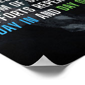 succes is de som van kleine inspanningen poster (Hoek)