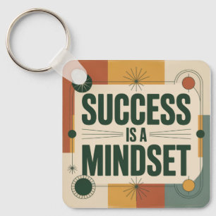 Succes Is Een Mentaliteit Sleutelhanger