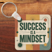 Succes Is Een Mentaliteit Sleutelhanger (Voorkant)
