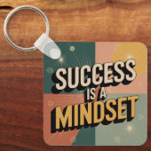 Succes Is Een Mentaliteit Sleutelhanger (Voorkant)