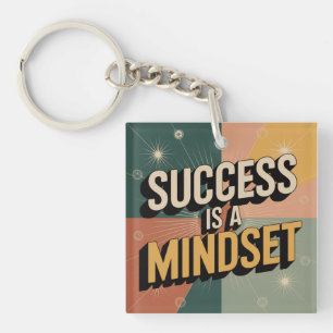 Succes Is Een Mentaliteit Sleutelhanger