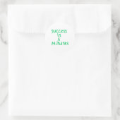 Succes is een mindset Sticker (Tas)