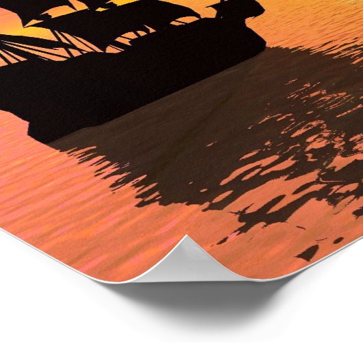 Succes is een reis, geen bestemming. Poster (Hoek)