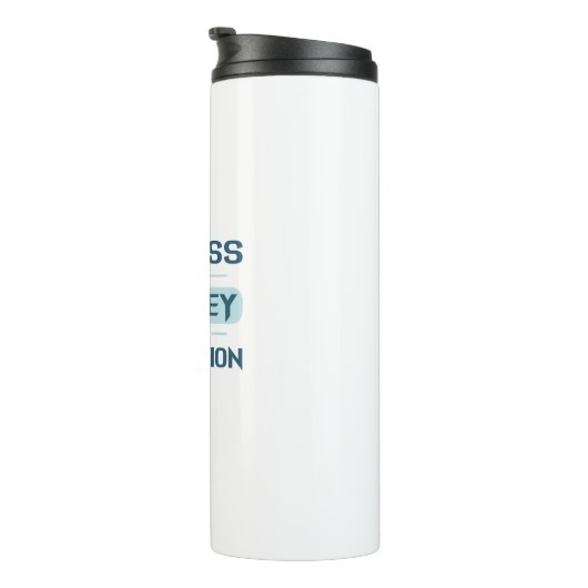 Succes is een reis, geen bestemming thermosbeker (Geroteerd rechts)