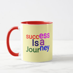 Succes is een reis – Motivatie Mok