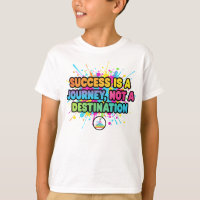 Succes is een Reis Motiverende Citaat Design