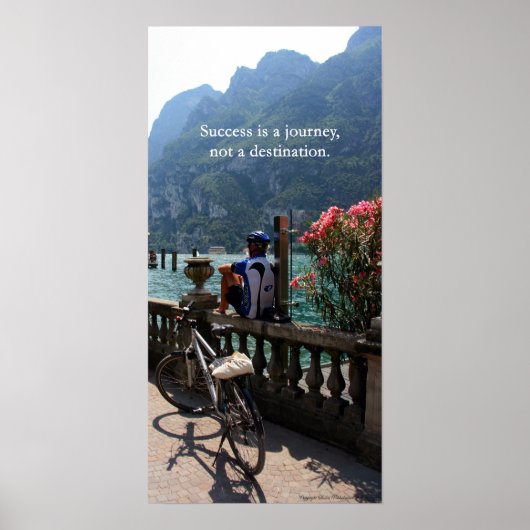 Succes is een reis poster (Voorkant)