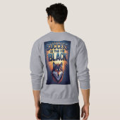 Succes Is Het Nieuwe Zwart Met Wolfskop Trui (Achterkant volledig)