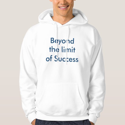 Succes is hier hoodie (Voorkant)