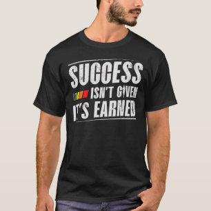 Succes is niet gegeven omdat het de huurder marath t-shirt