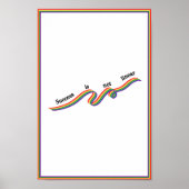 Succes is niet lineair poster (Voorkant)