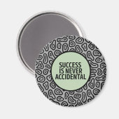 Succes is Nooit Toevallig Magneet (Voorkant / Achterkant)