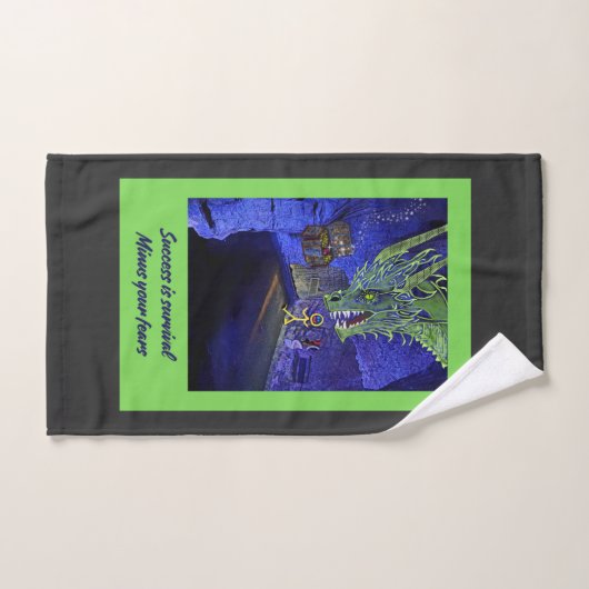 Succes is overleven, minus je angsten. handdoek (Handdoek)