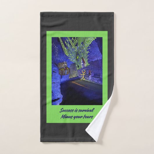 Succes is overleven, minus je angsten. handdoek (Handdoek)