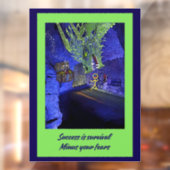 Succes is overleven, minus je angsten. raamsticker (Vel 2)