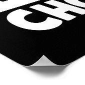 Succes is talent koffie twijfelachtige levenskeuze poster (Hoek)