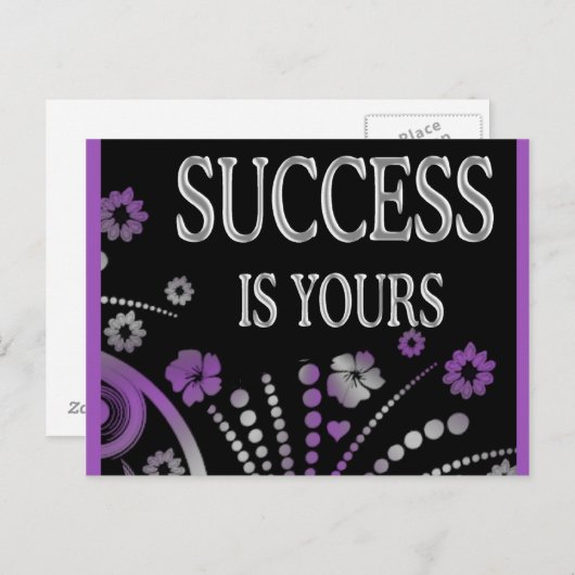 SUCCES IS VAN JOU BRIEFKAART (Voorkant / Achterkant)