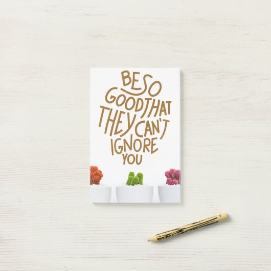 Succes is zo goed dat ze post-it® notes (Op bureau)