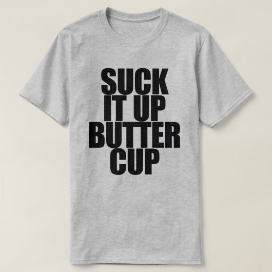 SUCCES IT-OMHOOG BUTTERCUP T-SHIRT (Design voorkant)