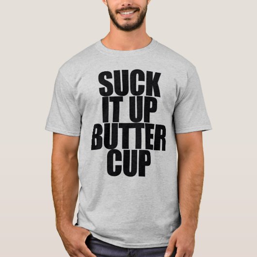 SUCCES IT-OMHOOG BUTTERCUP T-SHIRT (Voorkant)