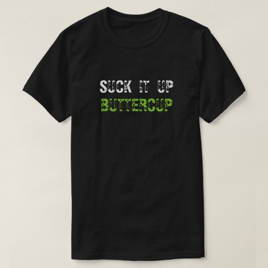 SUCCES IT-OMHOOG BUTTERCUP T-SHIRT (Design voorkant)