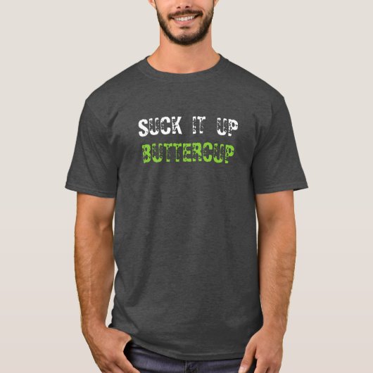 SUCCES IT-OMHOOG BUTTERCUP T-SHIRT (Voorkant)