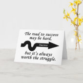 Succes Kaart (Gele Bloem)