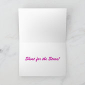 Succes Kaart met roze Gymnast (Binnen)