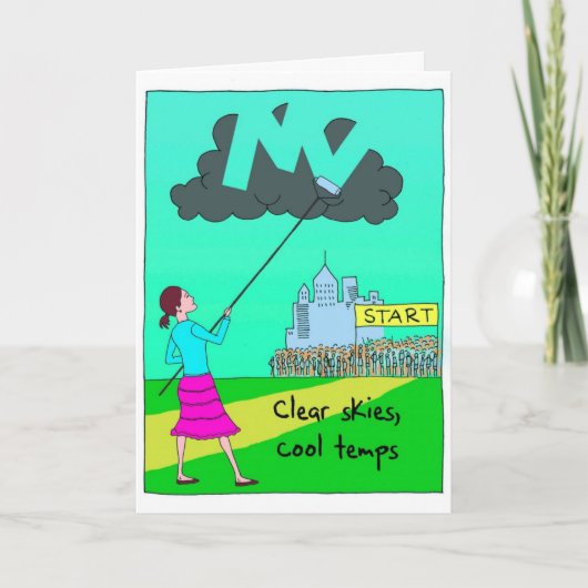 Succes Kaart voor Marathon Runner - Goede Mojos (Voorkant)