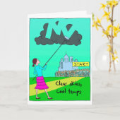 Succes Kaart voor Marathon Runner - Goede Mojos (Gele Bloem)