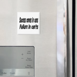 Succes kan Motivatie citaat Magneet