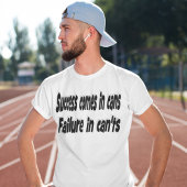 Succes kan Motivatie citaat T-shirt