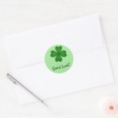 Succes klaver ronde sticker (Envelop)