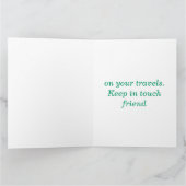 Succes Klaver voor Vriend - Groot Wenskaart Kaart (Binnen)