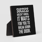 Succes klopt niet - drukte Motivatie Fotoplaat (Voorkant)