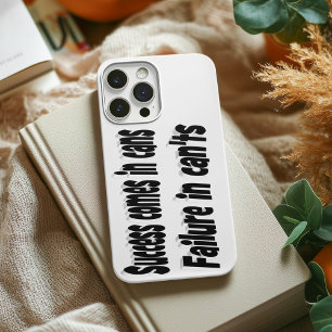 Succes Komt in Blikjes Motiverende Spreuk iPhone 16 Hoesje