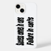 Succes komt in blikken Motivatie Quote Case-Mate iPhone Case (Achterkant)