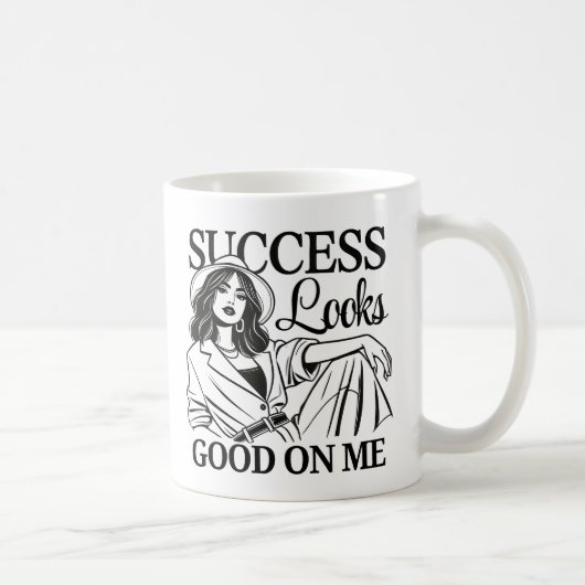 Succes lijkt me goed - empowerment koffiemok (Rechts)