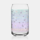 Succes magische spreuk Halloween ontwerp Blikvorm Glas (Achterkant)