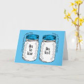 Succes met afslanken Club leden Weight Tracker Jar Kaart (Gele Bloem)