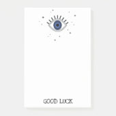 Succes met blauw oog talisman griekenland kwaad post-it® notes (Voorkant)