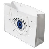 Succes met blauw oog talisman grieks boze oog groot cadeauzakje (Achterkant Gekanteld)