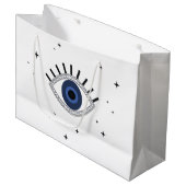 Succes met blauw oog talisman grieks boze oog groot cadeauzakje (Voorkant Gekanteld)