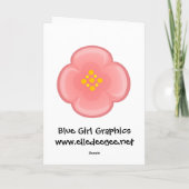 Succes met China Konijn Kaart (Achterkant)