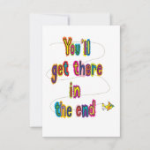 Succes met het denken aan je wenskaart voor de rei (Voorkant)