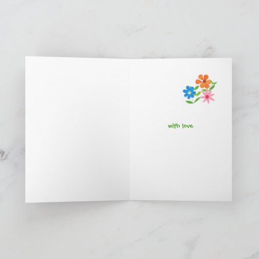 Succes met het testen van de Kaart - Flower Power (Binnen)