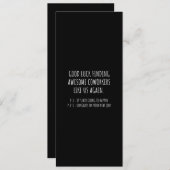 Succes met het vinden van collega's weer zoals wij feestdagenkaart (Voorkant / Achterkant)